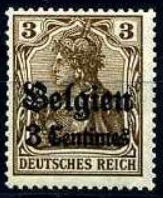 overprint on "Germania"