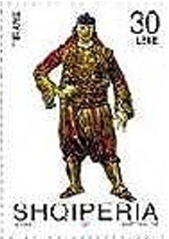 Stamp, Tirana, Albania,  , Suits and Costumes