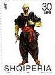 Stamp, Mat, Albania,  , Suits and Costumes
