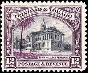 Stamp, Town Hall, Trinidad and Tobago,  