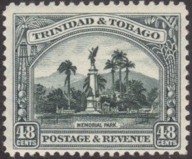 Stamp, Memorial Park, Trinidad and Tobago,  