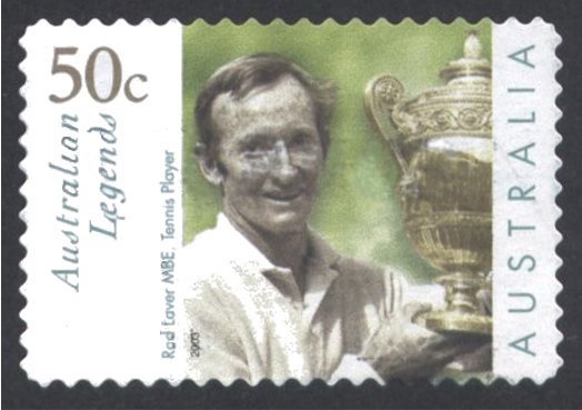 Laver With Trophy