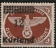 Overprint KURLAND Over Eagle