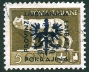 Italian Overprints - "Provinz / Laibach / Ljubljanska / Pokr