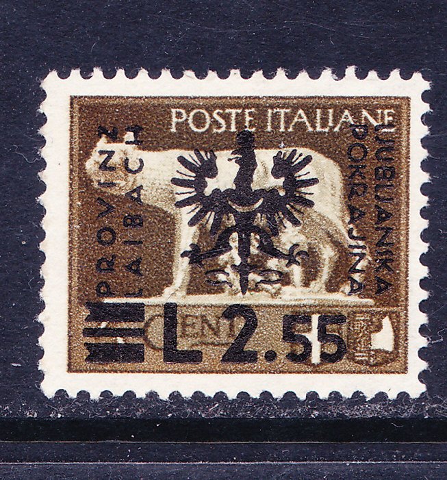 Italian Overprints - "Provinz / Laibach / Ljubljanska / Pokr