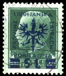 Italian Overprints - "Provinz / Laibach / Ljubljanska / Pokr