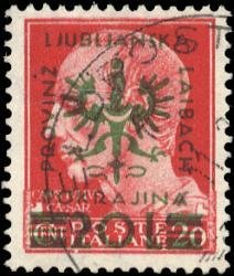 Italian Overprints - "Provinz / Laibach / Ljubljanska / Pokr
