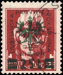 Italian Overprints - "Provinz / Laibach / Ljubljanska / Pokr
