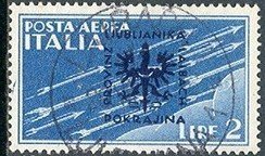 Italian Airmail Overprints - "Provinz / Laibach / Ljubljansk