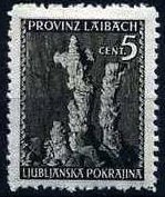 Stamp, Landscapes, Germany, Occupations in the Years 1939-1945,  