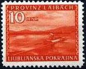 Stamp, Landscapes, Germany, Occupations in the Years 1939-1945,  