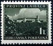 Stamp, Landscapes, Germany, Occupations in the Years 1939-1945,  