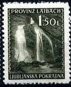 Stamp, Landscapes, Germany, Occupations in the Years 1939-1945,  