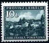 Stamp, Landscapes, Germany, Occupations in the Years 1939-1945,  