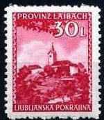 Stamp, Landscapes, Germany, Occupations in the Years 1939-1945,  