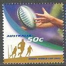 Stamp, Hands Passing Ball, Australia,  , Sport, Hands