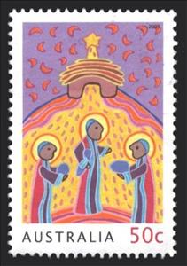Stamp, Three Wise Men, Australia,  , Christmas