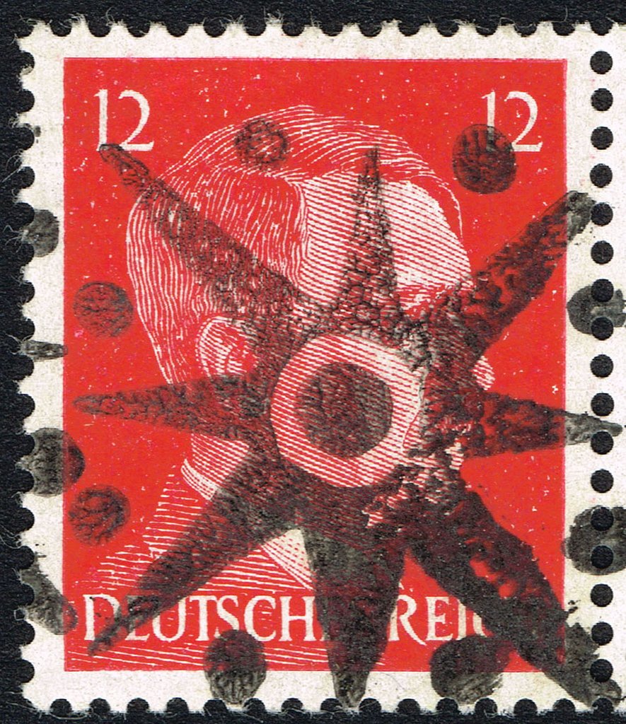 Handstamp on Hitler edition