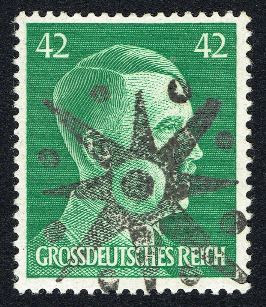 Handstamp on Hitler edition