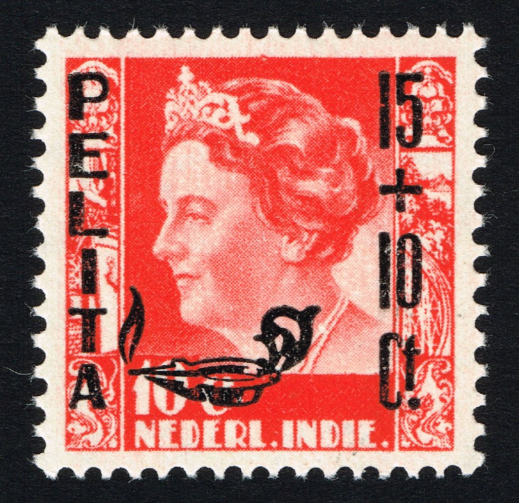 Queen Wilhelmina (overprinted)