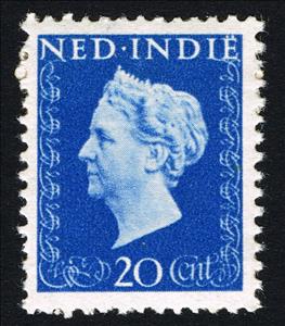 Stamp, Queen Wilhelmina, Netherlands East Indies,  , Heads of State, Queens