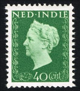 Stamp, Queen Wilhelmina, Netherlands East Indies,  , Heads of State, Queens