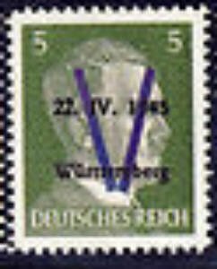 Stamp, Print on Hitler edition, Germany, Local Post,  