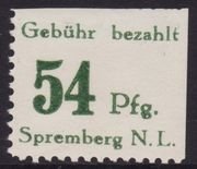 Stamp, Spremberg, Germany, Local Post,  