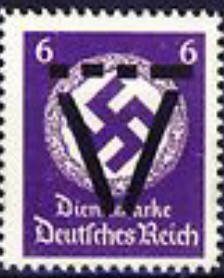 Stamp, Print on official stamp, Germany, Local Post,  