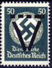 Stamp, Print on official stamp, Germany, Local Post,  