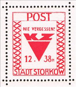 Stamp, Victims of fascism, Germany, Local Post,  