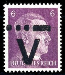 Stamp, Print on Hitler edition, Germany, Local Post,  
