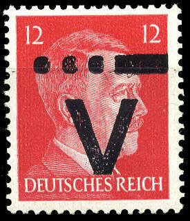 Stamp, Print on Hitler edition, Germany, Local Post,  