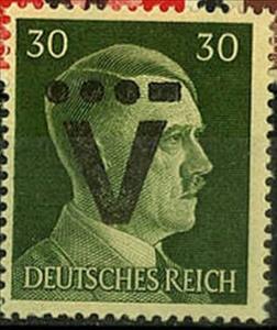 Stamp, Print on Hitler edition, Germany, Local Post,  