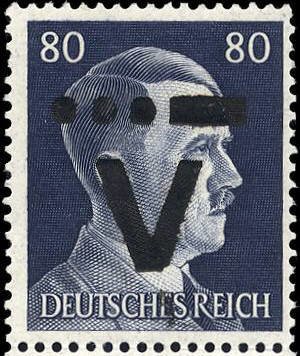Stamp, Print on Hitler edition, Germany, Local Post,  