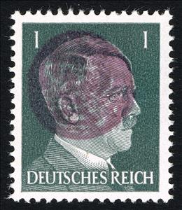 Stamp, Print on Hitler edition, Germany, Local Post,  