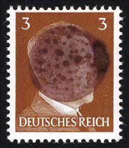 Stamp, Print on Hitler edition, Germany, Local Post,  