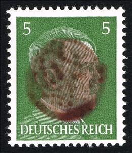 Stamp, Print on Hitler edition, Germany, Local Post,  