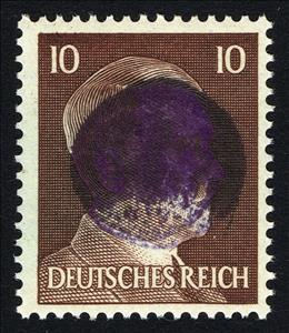 Stamp, Print on Hitler edition, Germany, Local Post,  