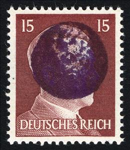 Stamp, Print on Hitler edition, Germany, Local Post,  