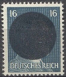 Stamp, Print on Hitler edition, Germany, Local Post,  