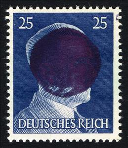 Stamp, Print on Hitler edition, Germany, Local Post,  