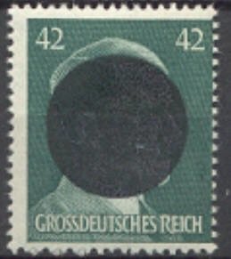 Stamp, Print on Hitler edition, Germany, Local Post,  