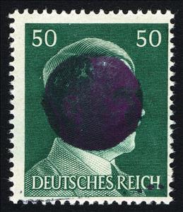 Stamp, Print on Hitler edition, Germany, Local Post,  