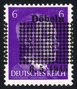 Stamp, Döbeln, Germany, Local Post,  