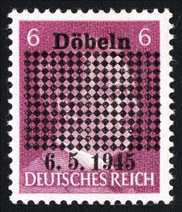 Stamp, Döbeln, Germany, Local Post,  