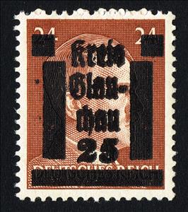 Stamp, Print on Hitler edition, Germany, Local Post,  