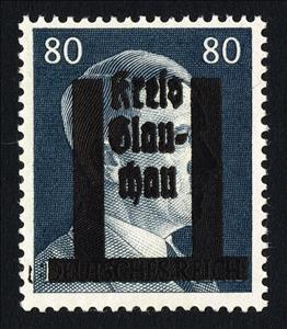 Stamp, Print on Hitler edition, Germany, Local Post,  