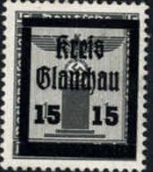 Stamp, print on Nazi-official stamp, Germany, Local Post,  