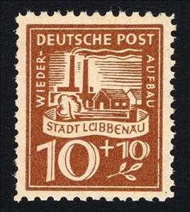 Stamp, Lübbenau, Germany, Local Post,  